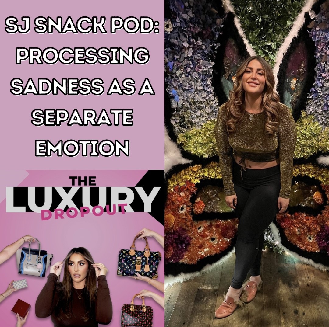 SJ Snack Pod: Processing Sadness As A Separate Emotion